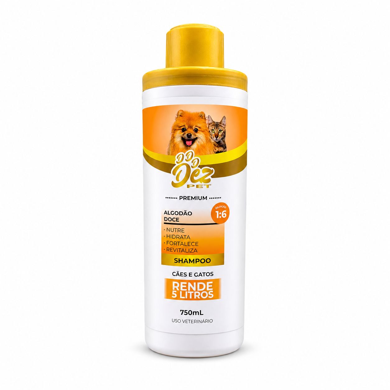 Shampoo Algodão Doce 750ml Diluição 1:6