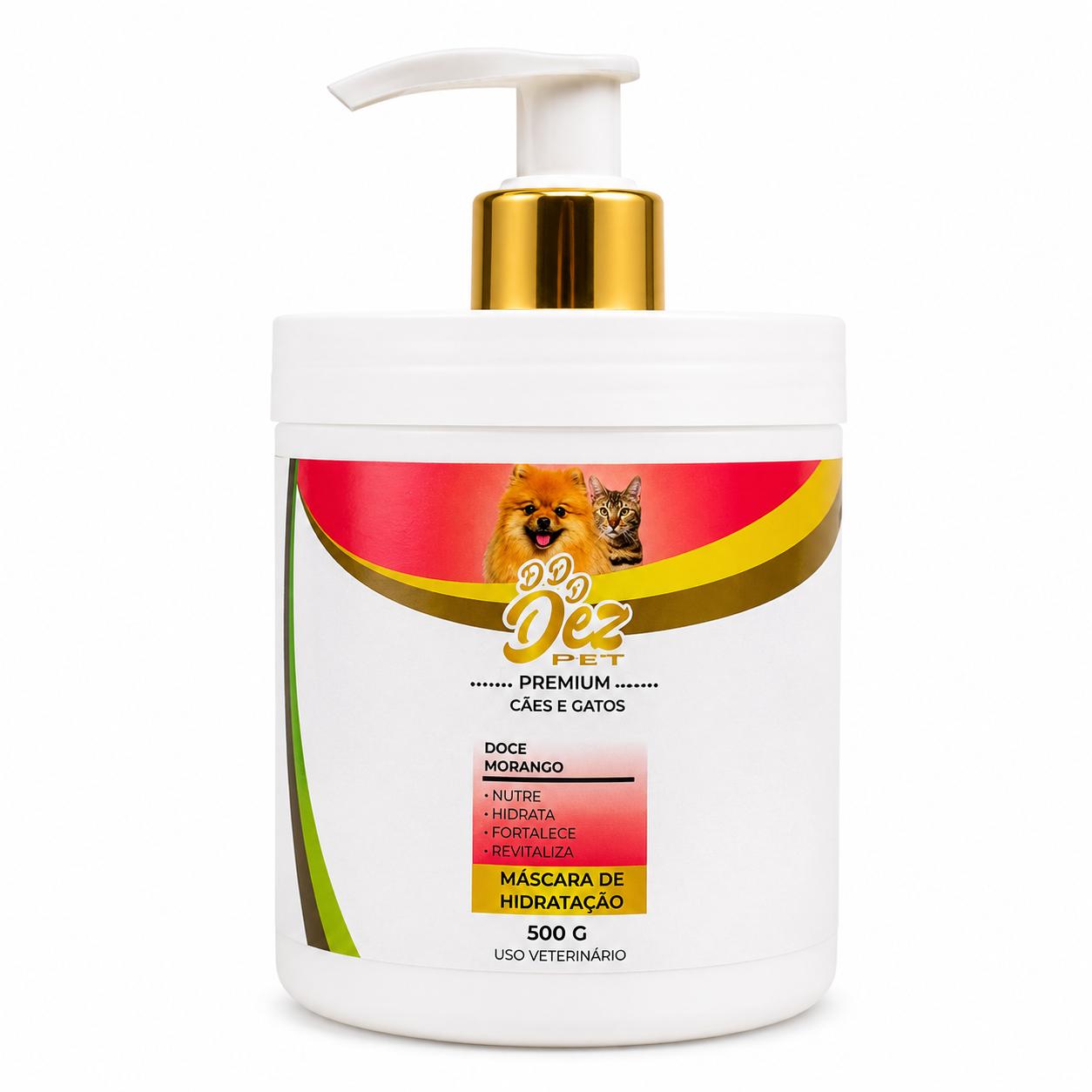 Mascara de hidratação Doce de Morango 500g