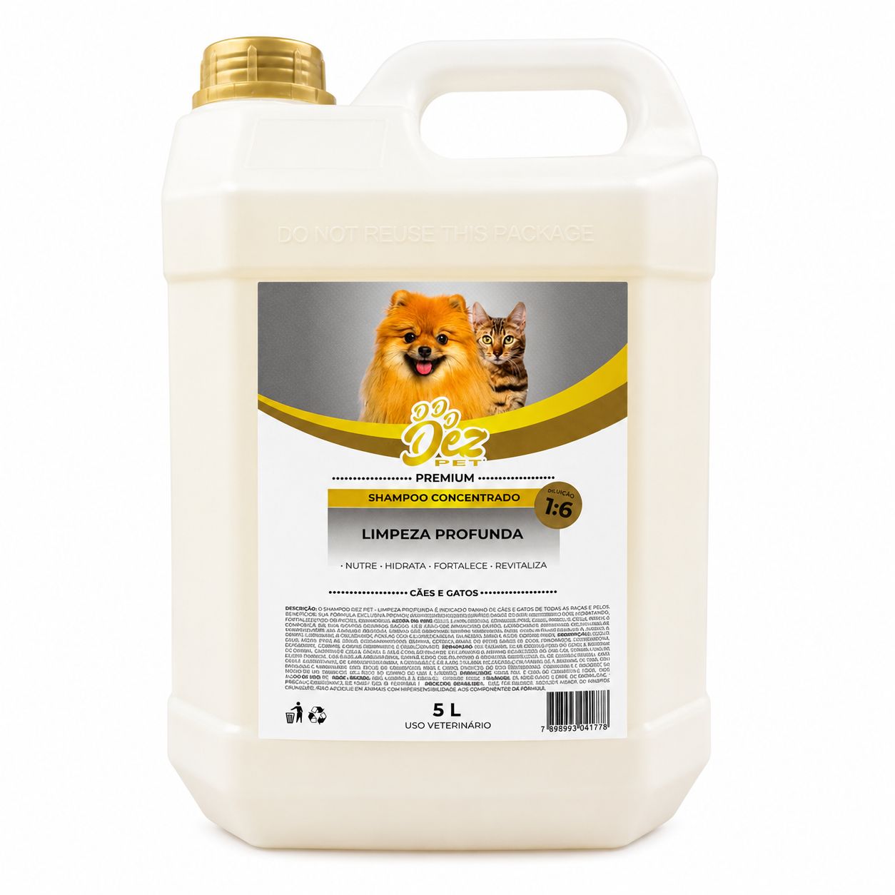 Shampoo Limpeza Profunda 5L Diluição 1:6