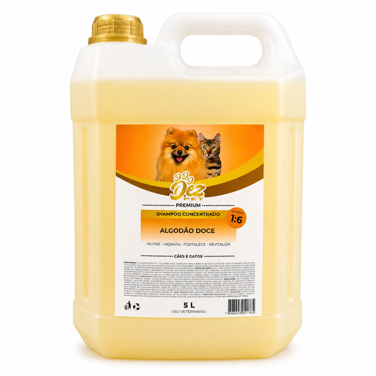 Shampoo Algodão Doce 5L Diluição 1:6